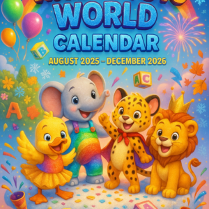 Wacky Tots World™ 2025–2026 Calendar
